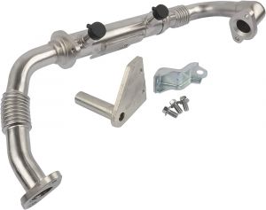 ENFRIADOR EGR NISSAN NAVARA PATHFINDER III 2.5 DCI 14735-EC00B 14735-EC00D 14735-EC01B 14735-EC01A 14735-EC00A 14735-EC00C Enfriador de gases de escape sistema EGR, Elemento enfriador, reciclaje gases escape Nissan NP300 Navara D40 2.5 dCi , Nissan Pathfi