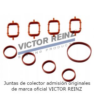JUEGO DE JUNTAS COLECTOR DE ADMISIÓN VICTOR REINZ 71-33109-10 71-77546-00 40-77535-00 Juntas de colector admisión originales de marca VICTOR REINZ