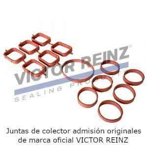 JUEGO DE JUNTAS COLECTOR DE ADMISIÓN VICTOR REINZ 71-33109-10 71-77546-00 40-77535-00 Juntas de colector admisión originales de marca VICTOR REINZ